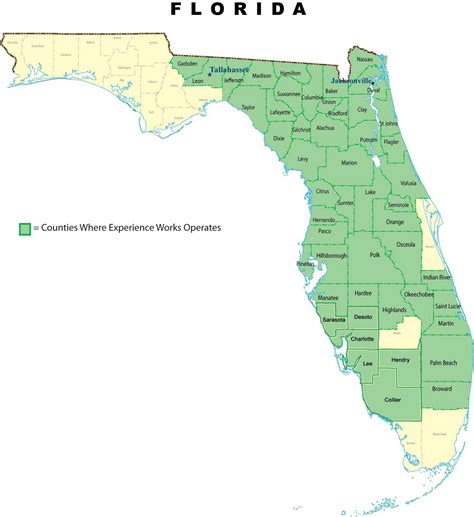 Florida County Map City | County Map Regional City