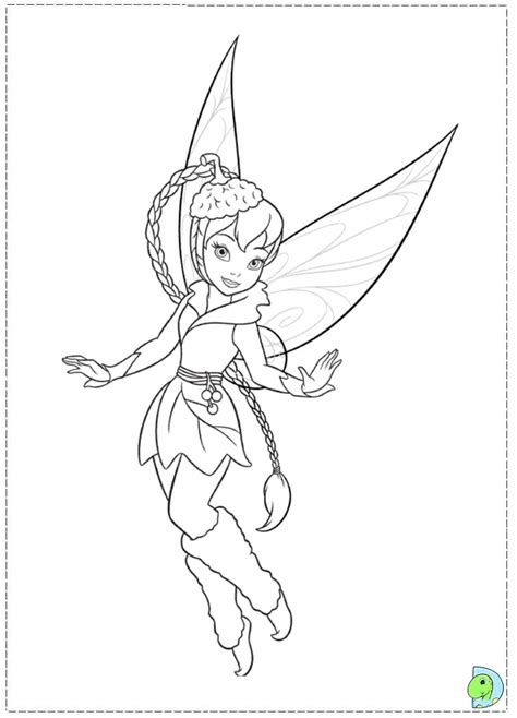 Tinkerbell in The Secret of the Wings coloring pages- DinoKids.org