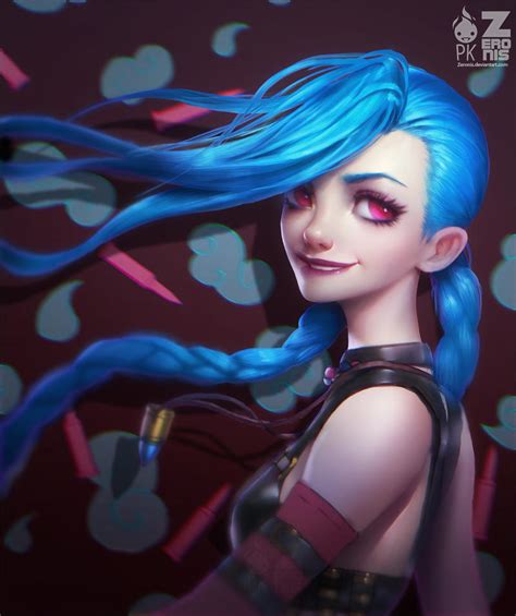 Jinx Portrait Fan Art Zeronis PK by Zeronis on DeviantArt