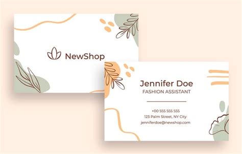 Free Fashion Brand Business Card templates | Wepik