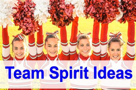 Cheerleading Team Spirit Ideas to Use NOW!