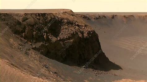 Victoria Crater on Mars - Stock Video Clip - K002/6837 - Science Photo ...