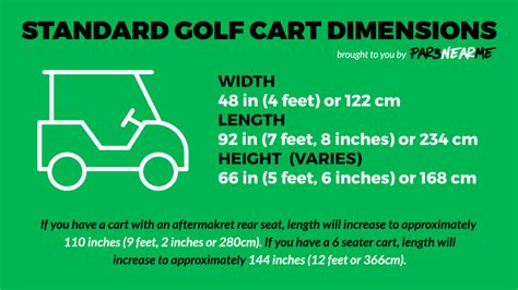 Golf Cart Dimensions (The Definitive Guide)