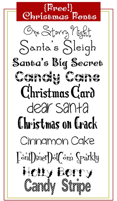 Free Christmas Fonts