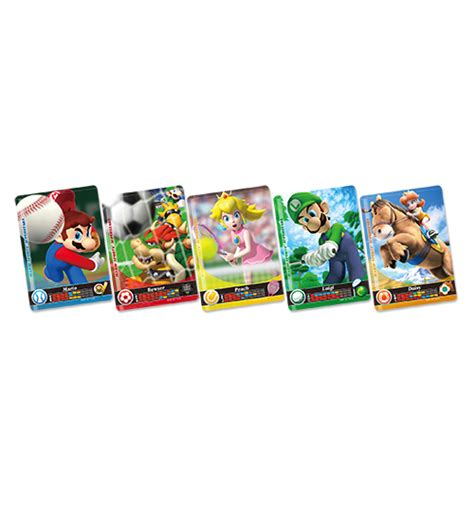 Mario Sports Superstars amiibo Cards 5-Pack - Nintenfan