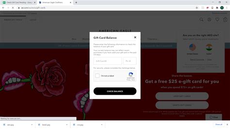 American Eagle Outfitters Gift Card Balance - Check Gift Card Balance ...