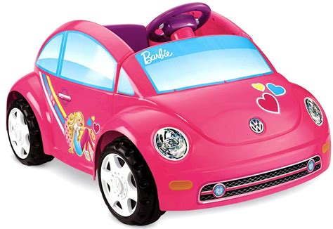 Amazon.com: Fisher-Price Power Wheels Barbie Volkswagen Beetle Toy Car ...