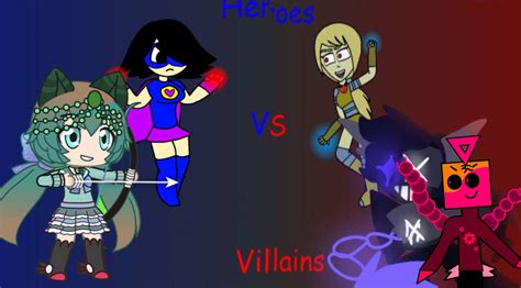 Heroes vs Villains Collab by Kr1TTInDeviantart on DeviantArt