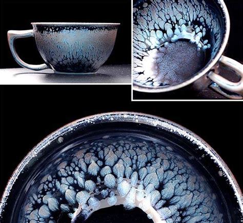 Tenmo Tenmoku Porcelain Coffee Cup Gives You a Unique Inner Pattern | Gadgetsin