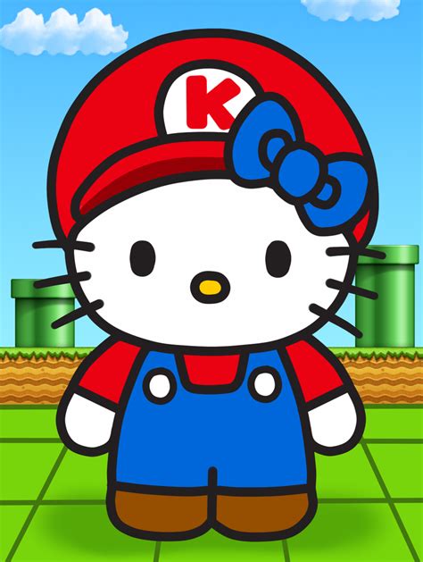 Hello Kitty Mario by Kittykun123 on DeviantArt