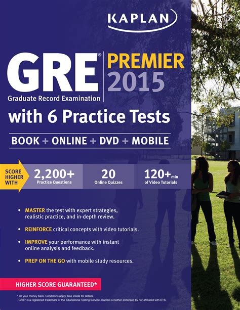 GRE® Premier 2015 with 6 Practice Tests: Book + DVD + Online + Mobile ...