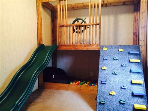 55 Bunk Bed with Slide and Climbing Wall Check more at http://imagepoop.com/20-bunk-bed-with ...