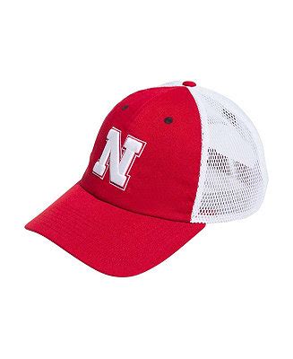 Adidas Men's Scarlet Nebraska Huskers Mascot Slouch Trucker Adjustable Hat - Macy's