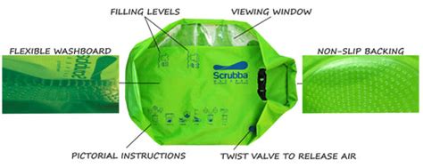 Scrubba wash bag - The world's smallest washing "machine" for travel ...