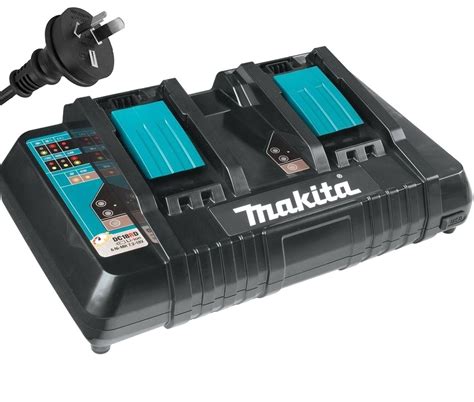 Makita GENUINE Battery Charger Dual Fast Lithium Ion 14V -18V 1.5-6Ah ...