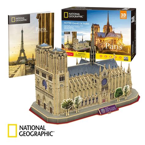 PUZZLE 3D NOTRE DAME NATIONAL GEOGRAPHIC — Dondino