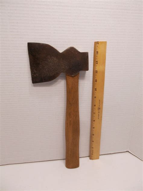 Vintage PLUMB ANCHOR BRAND Broad Head Hewing Axe Hatchet | eBay