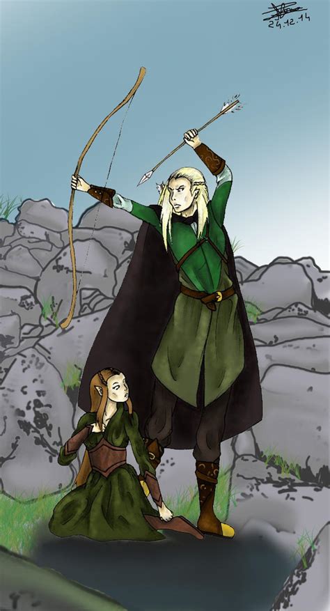 Legolas x Tauriel by UmaShiro on DeviantArt