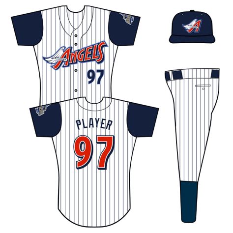 Anaheim Angels Uniform - Home Uniform - American League (AL) - Chris Creamer's Sports Logos Page ...