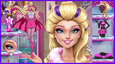 Super Barbie Makeover💄Dress up Barbie game for girls Barbie makeup ...