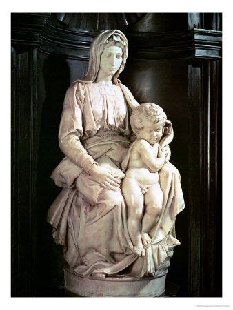 'Madonna and Child' Giclee Print - Michelangelo Buonarroti | Art.com ...