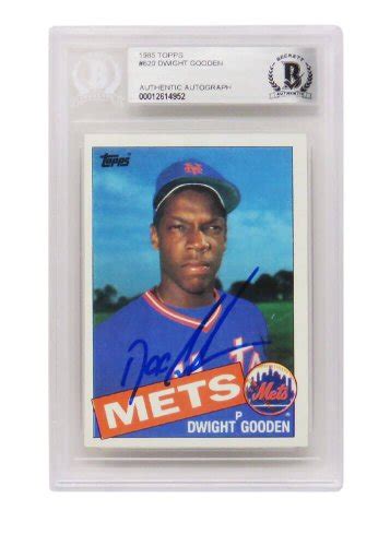 Dwight Gooden Autographed Signed New York Mets 1985 Topps Baseball ...