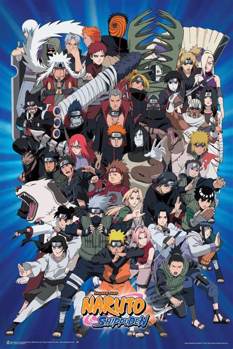 Buy Naruto Characters - Anime - Officially Licensed - 24" x 36" Online at desertcartSri Lanka