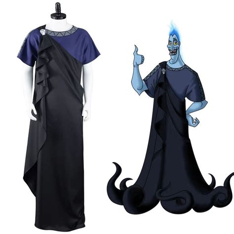 Hercules Hades Halloween Carnival Suit Cosplay Costume Outfits ...