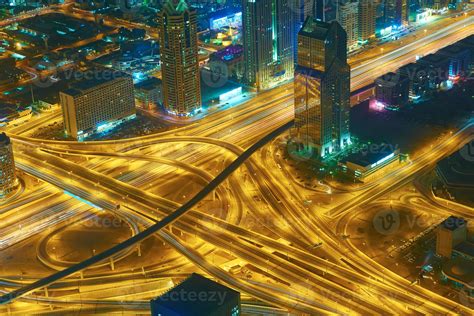 Dubai night skyline 11292247 Stock Photo at Vecteezy