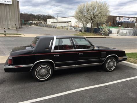 1985 Chrysler New Yorker Black Original for sale: photos, technical ...