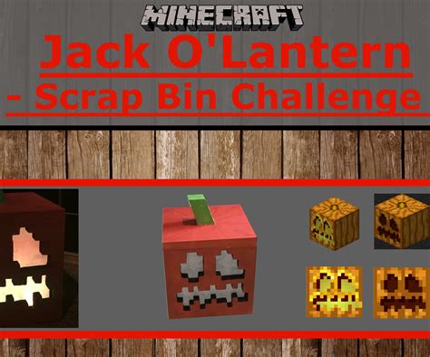 Minecraft Jack O'Lantern With L.E.D Lights - Instructables