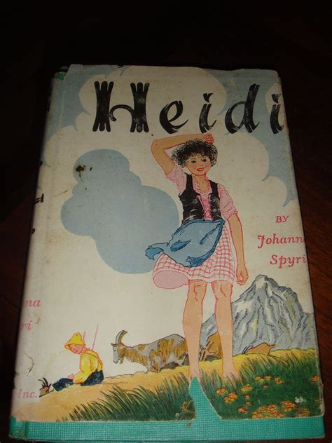 1939 HEIDI Hardback Book With Dust Jacket Great Classic! | Old children ...