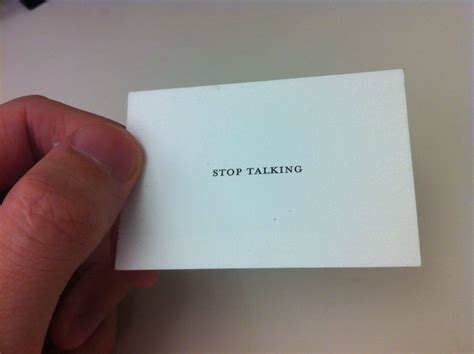 Yesterday a guy wouldn’t shut up at a meeting, so my coworker discreetly handed him this ...