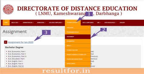 DDE LNMU Assignment Questions December 2022 - Download Here