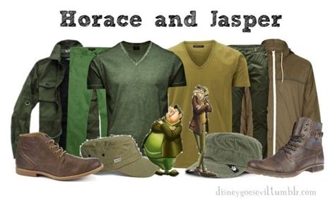 an assortment of clothing and accessories with the words, horace and jasper