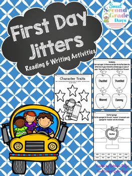 First Day Jitters Activities by Sweet Second Grade Days | TPT