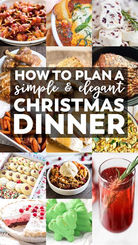 Simple & Elegant Christmas Dinner Menu: A Feast for Gracious Hosts and Grateful Attendees