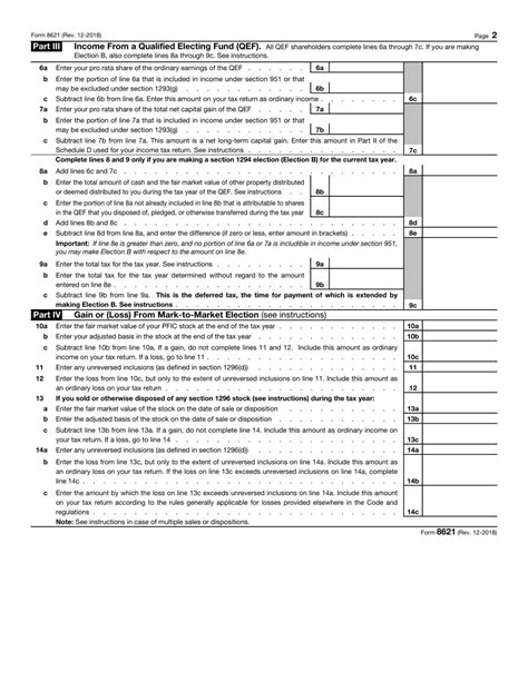 IRS Form 8621 - Fill Out, Sign Online and Download Fillable PDF | Templateroller