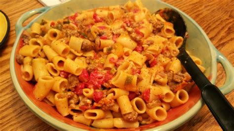 Living Dangerously: Lamb Merguez Sausage Rigatoni - Recipe