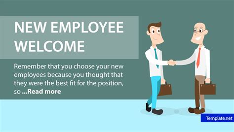 New Employee Welcome Poster Template