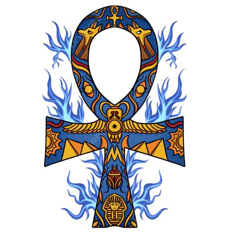 Ankh Symbol PNG Image, Egyptian Symbol Ankh Cartoon, Ankh, Egypt ...