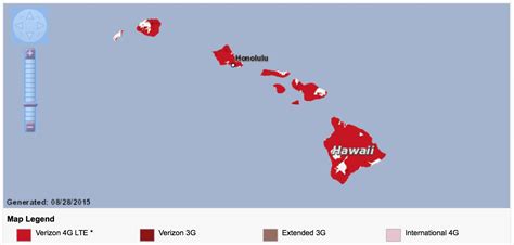 Verizon Coverage Map Hawaii - CLAUDETEMAKI