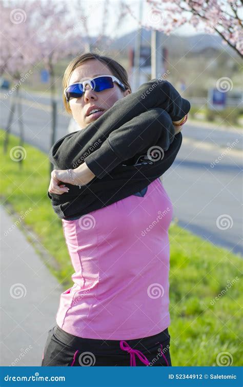 Young Girl Changing Clothes Stock Photo - Image of jogger, healthy: 52344912