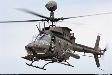 OH-58D Kiowa Warrior (OH-58F Fox) Armed Reconnaissance Helicopter | Helicopter, Kiowa, Aircraft