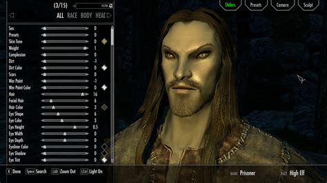 Loaded an Altmer character preset without changing the race first. Got ...