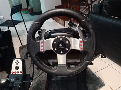 LOGITECH G27 RACING SIMULATOR SET with RIG STAND, Video Gaming, Video Game Consoles, PlayStation ...