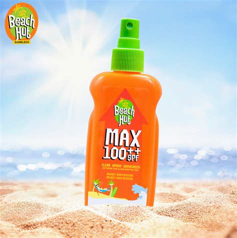 Sun-protect Skin with Beach Hut MAX SPF100++ Sunscreen Spray with Discount up to 20% Off at ...