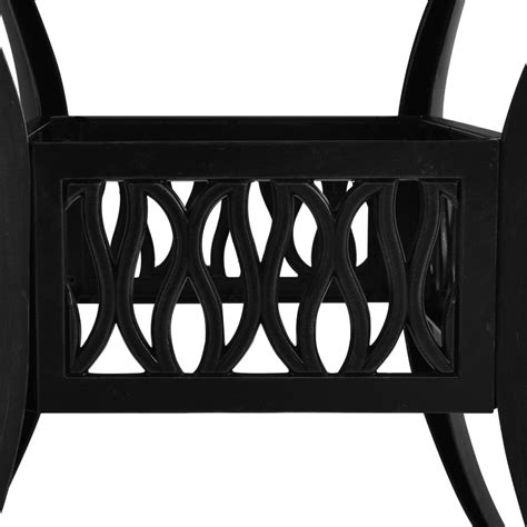 Garden Table Black 90x90x73 cm Cast Aluminium – Home and Garden | All Your Home Interior Needs ...
