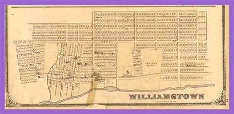 Map of Williamstown, 1875 – Lykens Valley: History & Genealogy