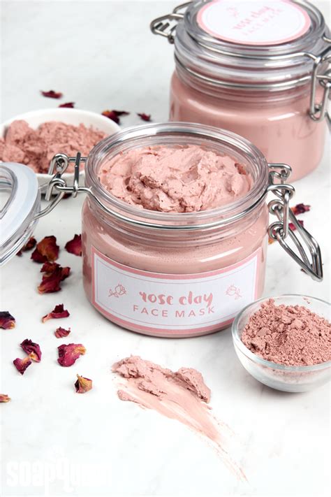 Rose Clay Face Mask DIY - Teach Soap